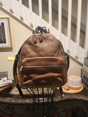 Coach mini Charlie leather Backpack
